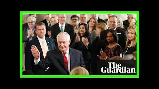 Rex Tillerson says goodbye &ndash; but doesn't mention the man who fired him