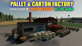 Pallet & Carton Factory Placeable Farming Simulator 19 Mod Review