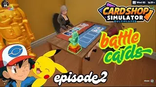 PERTARUNGAN KARTU POKEMON |EP2| CARD SHOP SIMULATOR MULTIPLAYER @ultimagamesindonesia