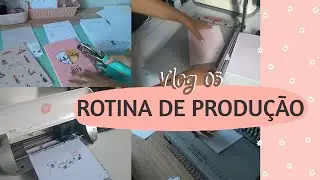 studio vlog #5✨Rotina de trabalho e dica de site para gerar etiquetas do correio