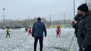 14.12.2025 ДЮСШ 15 - КДЮСШ-14, 1 тайм, 1:4.