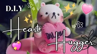 🐻💖 How to Make a Cute Clay Bear with a Personalized Heart | Easy DIY Tutorial