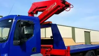DAF LF55-180 Slide'n'Tilt Recovery Truck with Crane
