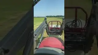 Balen laden 🚜#case #hooibalen