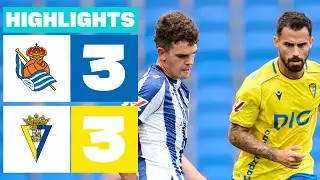 REAL SOCIEDAD B 3 - 3 C&Aacute;DIZ CF | RESUMEN LALIGA HYPERMOTION