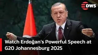 Erdoğan&rsquo;s Powerful Address at G20 Summit &ndash; T&uuml;rkiye Leads Global Action | DWS News | AL14