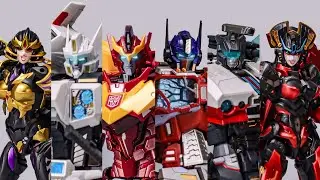 AMT Style！6 pretty transformers stop motion.