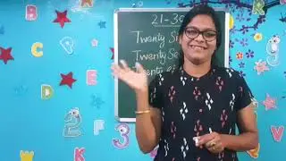 Number names 21 to 30 / Number Spellings 21 to 30 / Diana's Classroom 🙂