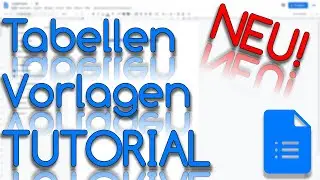 Tabellenvorlagen - Google Docs Tutorial