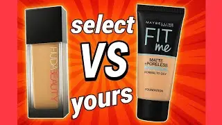 Huda Beauty Vs Maybelline Fit Me Foundation | Full Review @Beautywithdriqra 