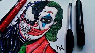 Dibujando al JOKER 2019 y Venom - DA