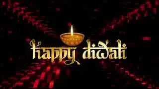Happy Diwali background animation loop