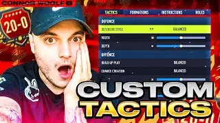 my INSANE 20-0 BEST CUSTOM TACTICS on FIFA 22 🔥