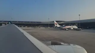 Take Off Cathay Pacific CX from Satellite Terminal Building Kuala Lumpur International Airport KLIA