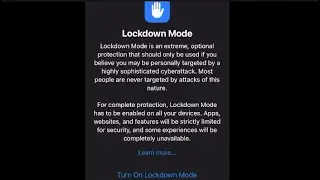 How to Set iPhone to Lockdown Mode on iOS 17 Expanding to watchOS 10