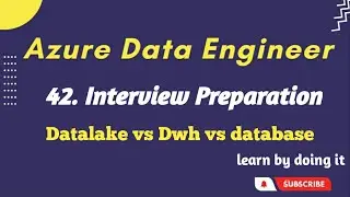 Difference between Database vs Data lake vs Warehouse | Interview Preparation