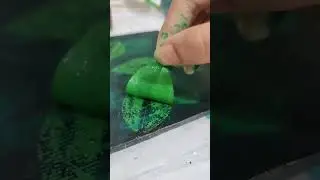 leaf abstract painting🍃