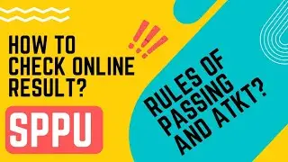 How to check Online Result of Pune University SPPU |See 2019 Patterns Rules of Passing & ATKT