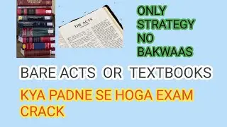 UP APO 2025 - WHICH IS BEST, BARE ACT OR BOOKS TO CRACK EXAM - 3 MONTHS STRATEGY