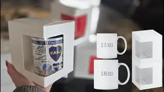 Harloon Mug Gift Boxes &ndash; Sturdy Packaging for Coffee Mugs, Wine Glasses & More