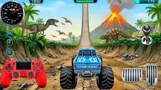 Monster Truck Challenge: Extreme Offroad Stunts - android gameplay
