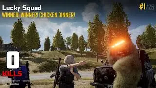 No Skill, Just Lucky Squad Win 😂🚗 | Erangel | PUBG Mobile - BGMI