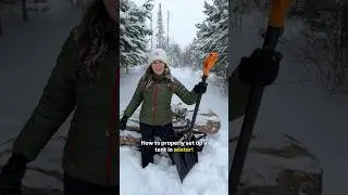 Как я превращаю зимний кемпинг в пятизвездочный лесной отель ❄️⛺