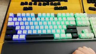 Installing PBT Pudding Cherry MX Keycaps On Logitech G513 GX Mechanical Keyboard Switches!