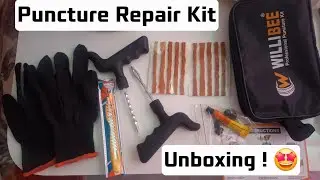 Unboxing of WilliBee Puncture Repair Kit | #automobile #puncture #puncturerepair #accessories