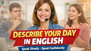 Describe Your Daily Routine in English | Speaking Practice for Beginners