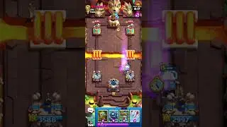 1hp sparky winning the match #clashroyale #gaming