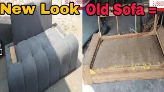 Old Sofa Set Repair | DIY Sofa Foam, Fabric & Frame Fix 
