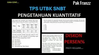 CARA CEPAT JAWAB DISKON PERSEN SUBTES KUANTITATIF UTBK 2026