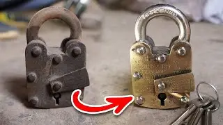 Amazing Restoration of 70 Years old Rusted Padlock.