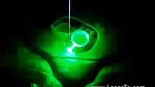 Cool presentation of 125mw green laser pointer