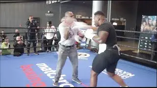 EXPLOSIVE! HEAVYWEIGHT 'BIG BABY' JARRELL MILLER (FULL & COMPLETE) PAD SESSION / MILLER v DUHAUPAS