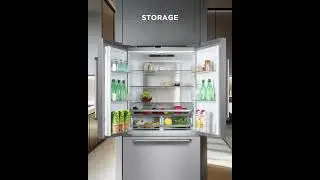 BLACK+DECKER French Door Refrigerator #blackanddecker  #smartliving #kitchengoals #appliances