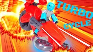TURBO CYCLE - A Stikbot MEGABOT Short