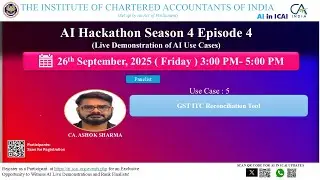 AI Hackathon S4 E4 UC5 &mdash; Инструмент сверки GST ITC &mdash; CA. Ашок Шарма