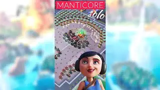 Boom Beach BEST ATTACKS - Manticore - all ZOOKA solo