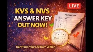 KVS NVS Answer Key Analysis | Selection Chances Explained #kvs #nvs #kvsanswerkey 