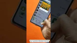 How To Screenshot WhatsApp Profile Picture 2025 | WhatsApp Profile Photo Screenshot