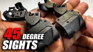 Diamondhead-style D-45 45 Degree Offset Backup Iron Sights Review