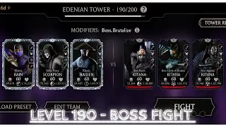 MK : EDENIAN TOWER - Level 190 Boss Fight