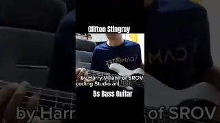 Clifton Stingray Bass guitar demo. #cliftonguitars #stingraybass  #cliftonstingraybass,