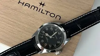 Часы Hamilton Khaki Field Murph 38mm H70405730: элегантные автоматические полевые часы (распаковка)
