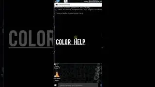 cmd Text colour change 🖥️#shorts