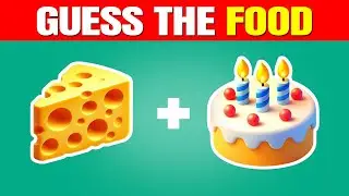 Guess The FOOD and DRINK By Emoji? Emoji Quiz