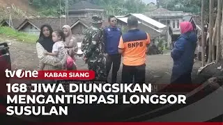 Tebing Longsor Timpa Lima Rumah di Banjarnegara, 168 Jiwa Diungsikan | Kabar Siang