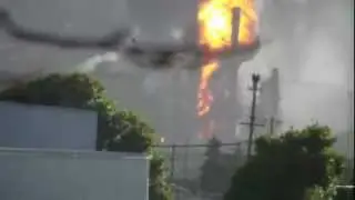 Sirens sounding during Chevron Richmond fire August 6 2012